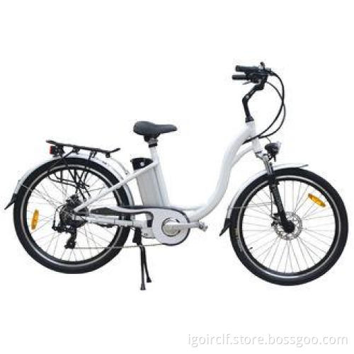26'' City electric bike alloy frame with 36V / 10Ah Lithium